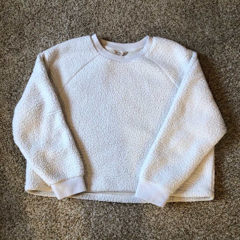 Sherpa Fleece Crew-Neck Sweatshirt